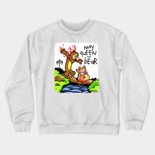 May Queen and Bear Crewneck Sweatshirt